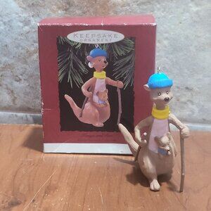 Hallmark Kanga and Roo Winnie The Pooh Collection 1993 Christmas Ornament